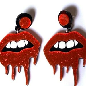 3/$25 Lip earrings
